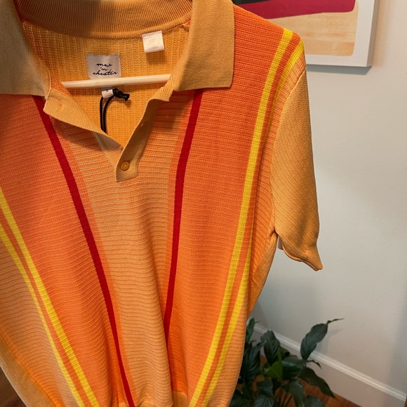 MAX ‘N CHESTER Rib Knit Polo Size Small NWOT - Picture 7 of 11